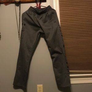 Grey Under Armor Sweatpants
